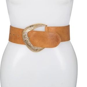 NWT Raina thick brown belt